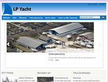 Tablet Screenshot of lp-yacht.dk